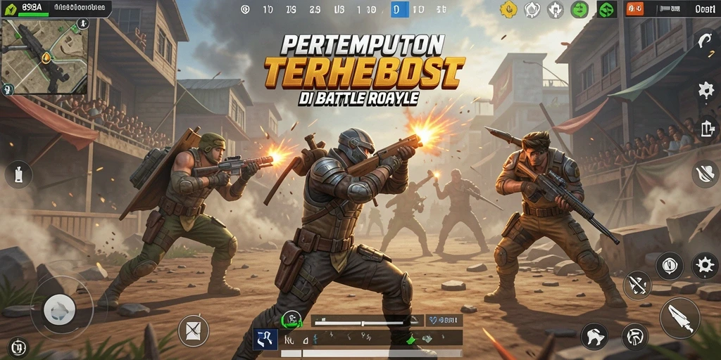 Tampilan gameplay <strong>898A</strong> dalam aksi pertempuran yang seru.