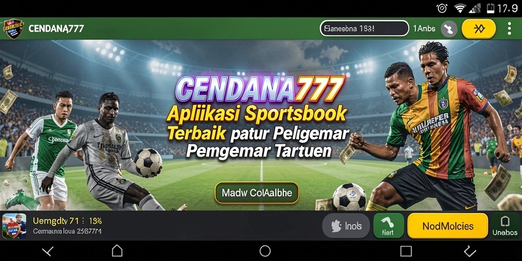 Gameplay menarik dari aplikasi Sportsbook CENDANA777 dengan berbagai opsi taruhan.