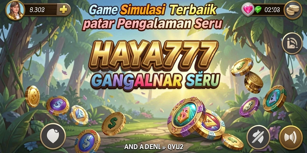 Screenshot gameplay HAYA777 menunjukkan dunia simulasi yang mendalam dan interaktif.