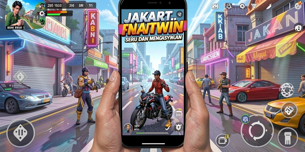 Screenshot gameplay <strong>JAKARTAWIN</strong> menampilkan aksi Arcade yang seru.
