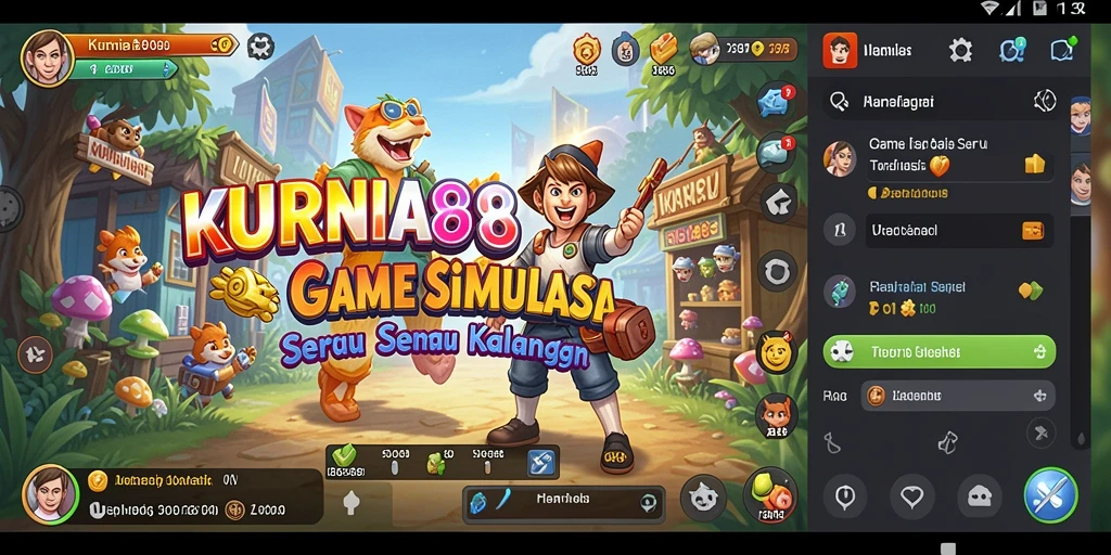 Tampilan gameplay KURNIA898 yang seru dan menantang.