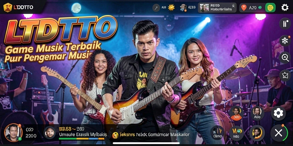 Tampilan gameplay LTDTOTO yang menarik dengan berbagai tantangan musik.