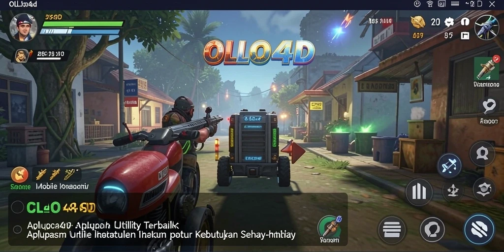 Screenshot OLLO4D menunjukkan antarmuka pengguna yang ramah dan efisien.