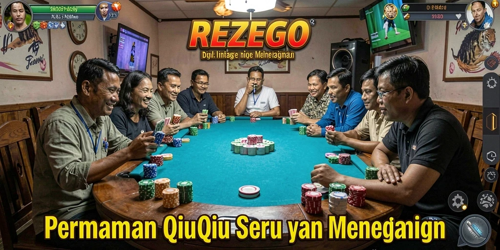 Tampilan gameplay QiuQiu yang seru dan menantang.
