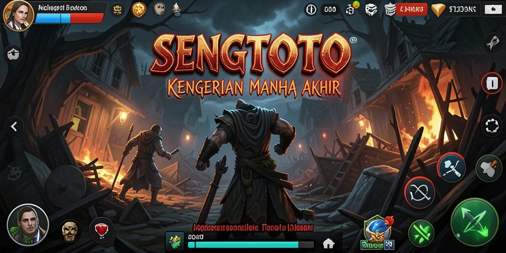 Screeshot gameplay SENGTOTO yang menakutkan dan menegangkan.