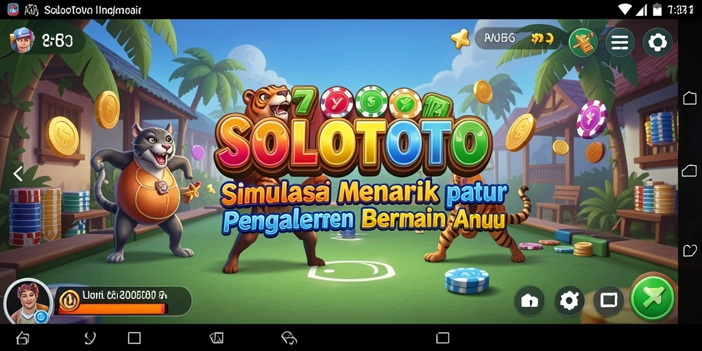 Tangkapan layar utama <strong>SOLOTOTO</strong> menunjukkan suasana gameplay yang seru dan interaktif.