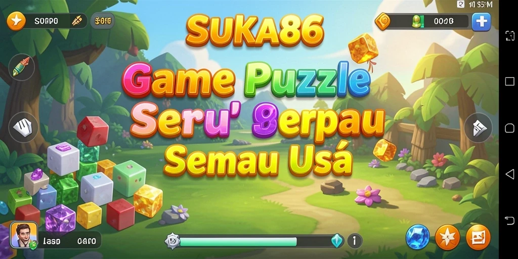 Tampilan gameplay SUKA86 yang menarik di dalam permainan Puzzle.
