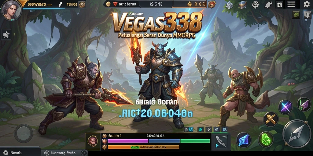 Tampilan gameplay epik dalam <strong>VEGAS338</strong> menunjukan pertempuran yang mendebarkan.
