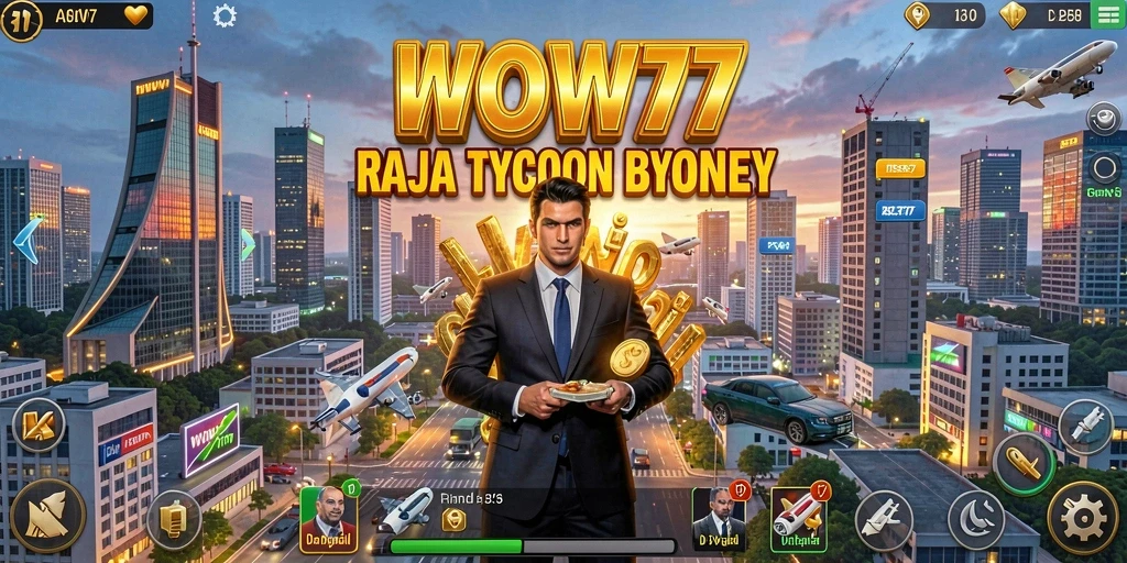 Tampilan gameplay <strong>WOW77</strong> yang menarik dan penuh warna dalam menciptakan bisnis.